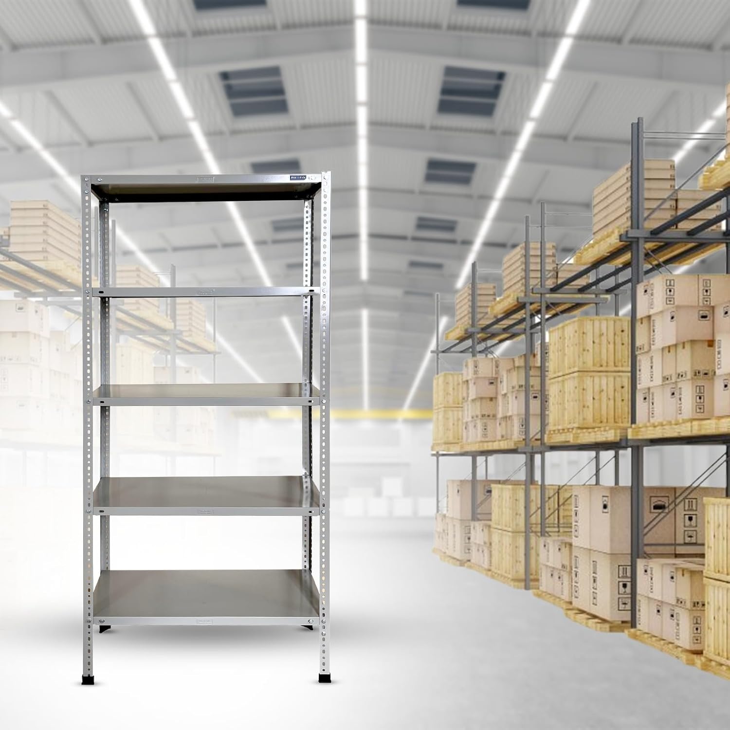 Slotted angle racks for home and office storage