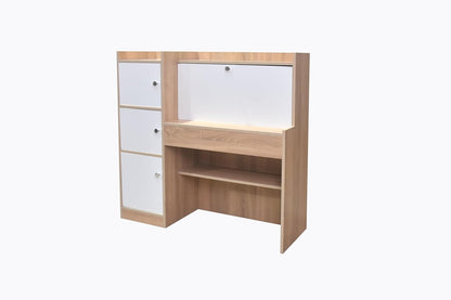 Writing study table made with engineered wood
