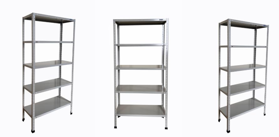 Tata Steel slotted angle rack for warehouse storage