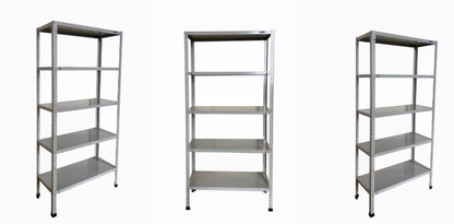 Tata Steel slotted angle rack for warehouse storage